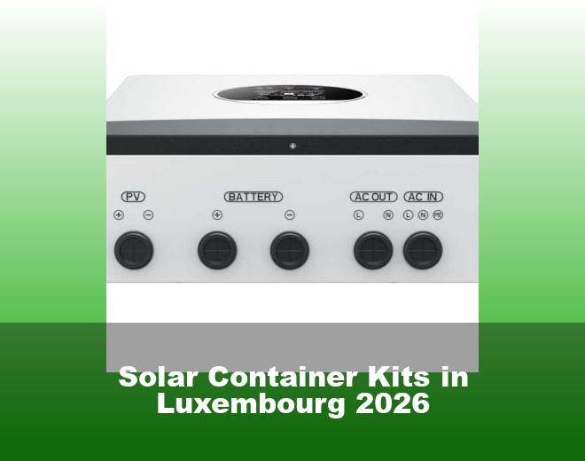 Solar Container Kits in Luxembourg 2026